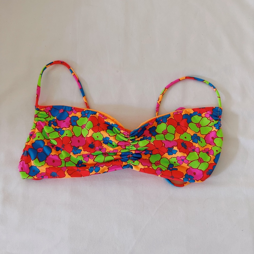 Frankie’s Bikinis multi print top